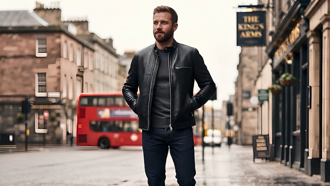 Best black leather jackets for men under £200