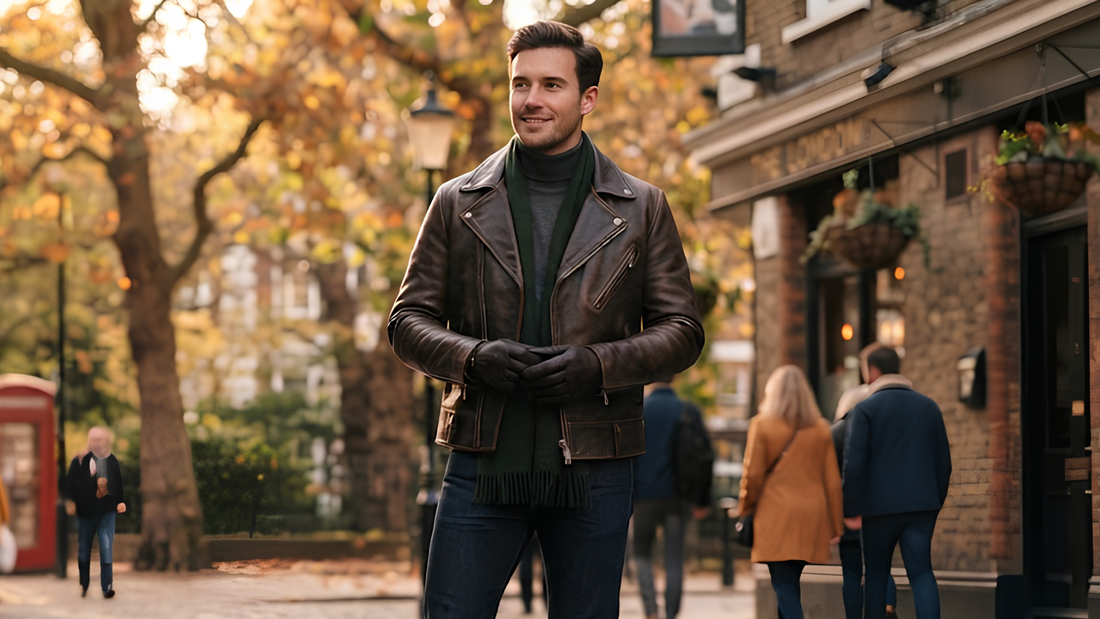 What are the most popular styles of men's leather jackets?