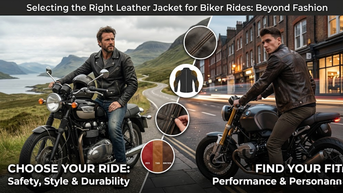 Top Rated Men’s Biker Leather Jackets for Motorcycle Riders