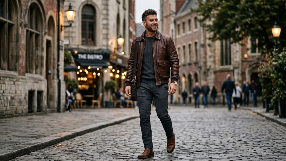Ultimate Guide to Men’s Bomber Leather Jackets