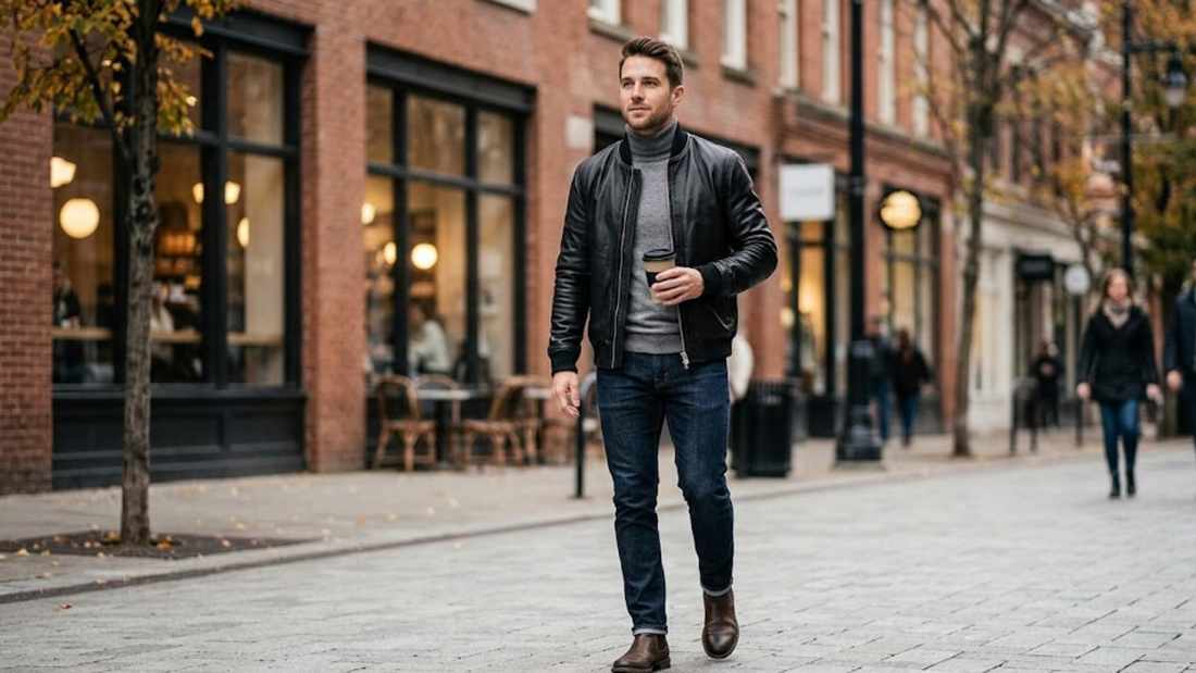 Best Black Leather Bomber Jackets for Men in 2026