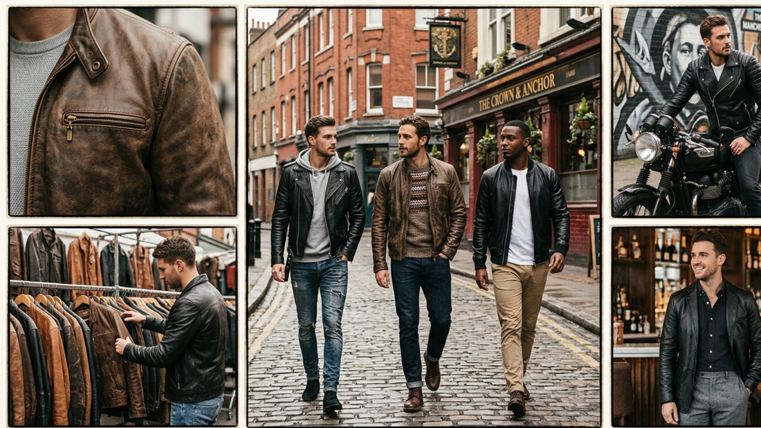 Best Men’s Leather Jacket Styles Trending in the UK This Year