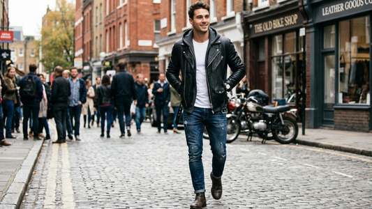 How to Style a Men’s Leather Biker Jacket: Complete Fashion Guide