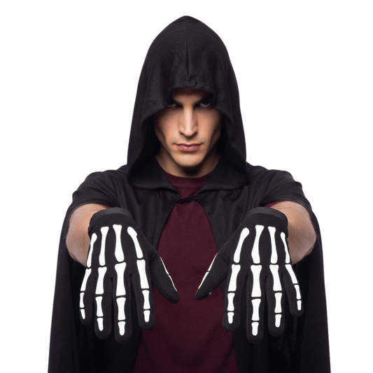 Skeleton Gloves Premium Halloween Costume Gloves