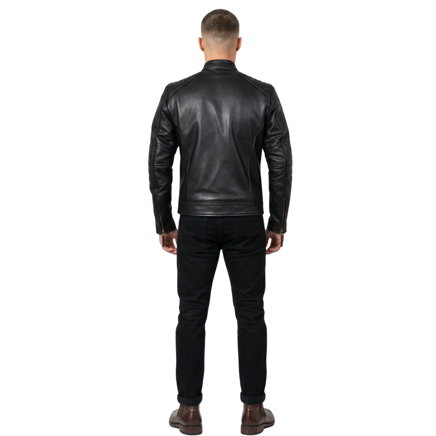 men’s weybridge leather jacket