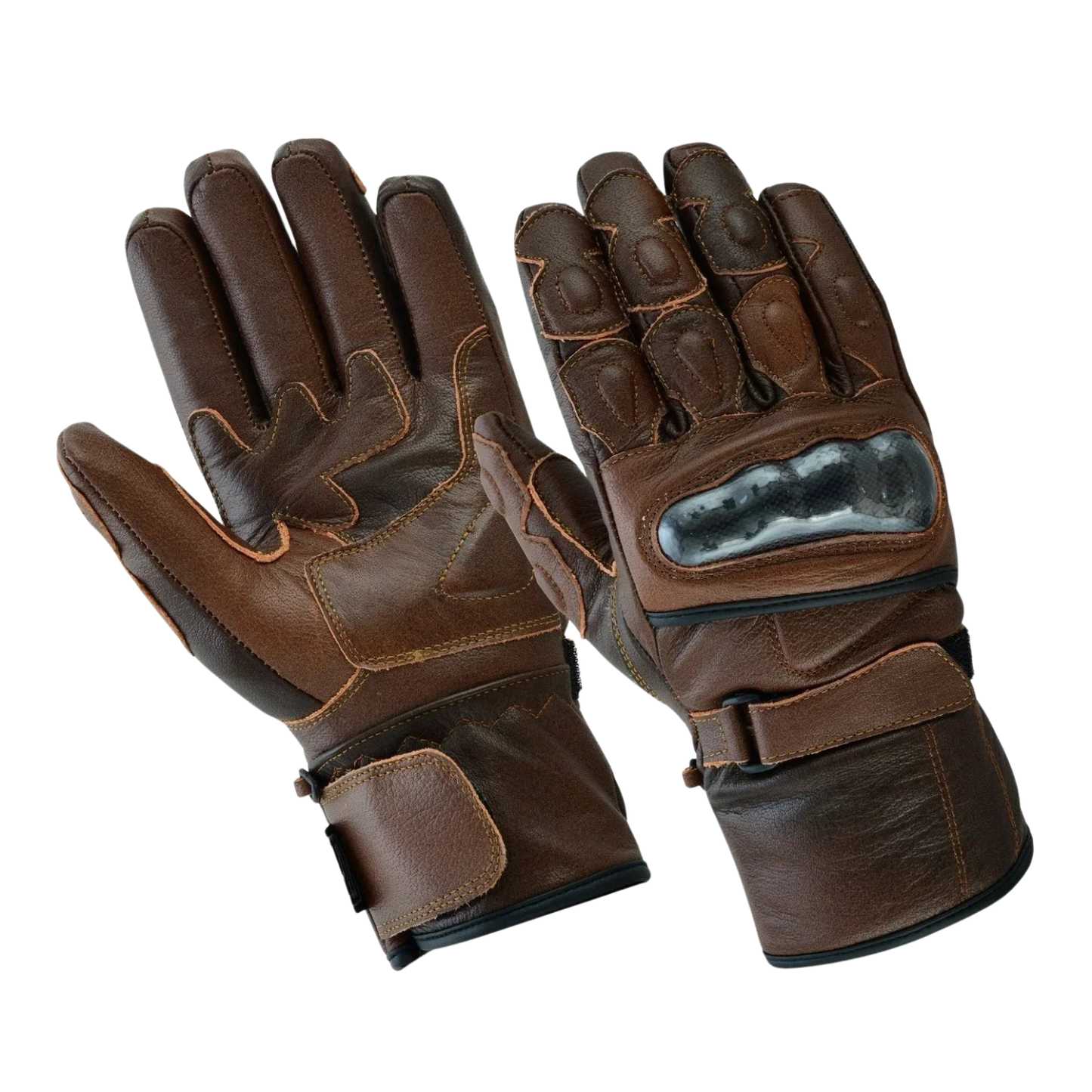 winter motorcycle gloves cowhide leather waterproof biker gear