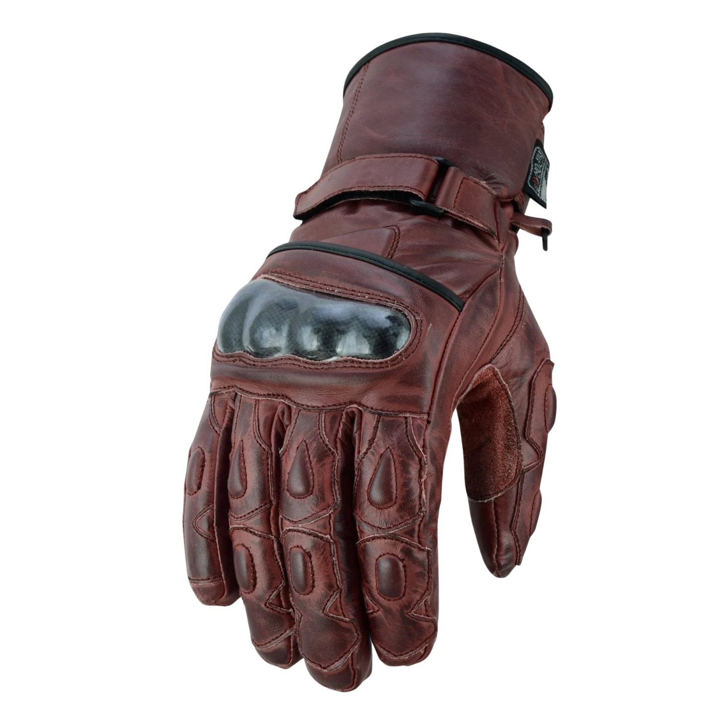winter motorcycle gloves cowhide leather waterproof biker gear