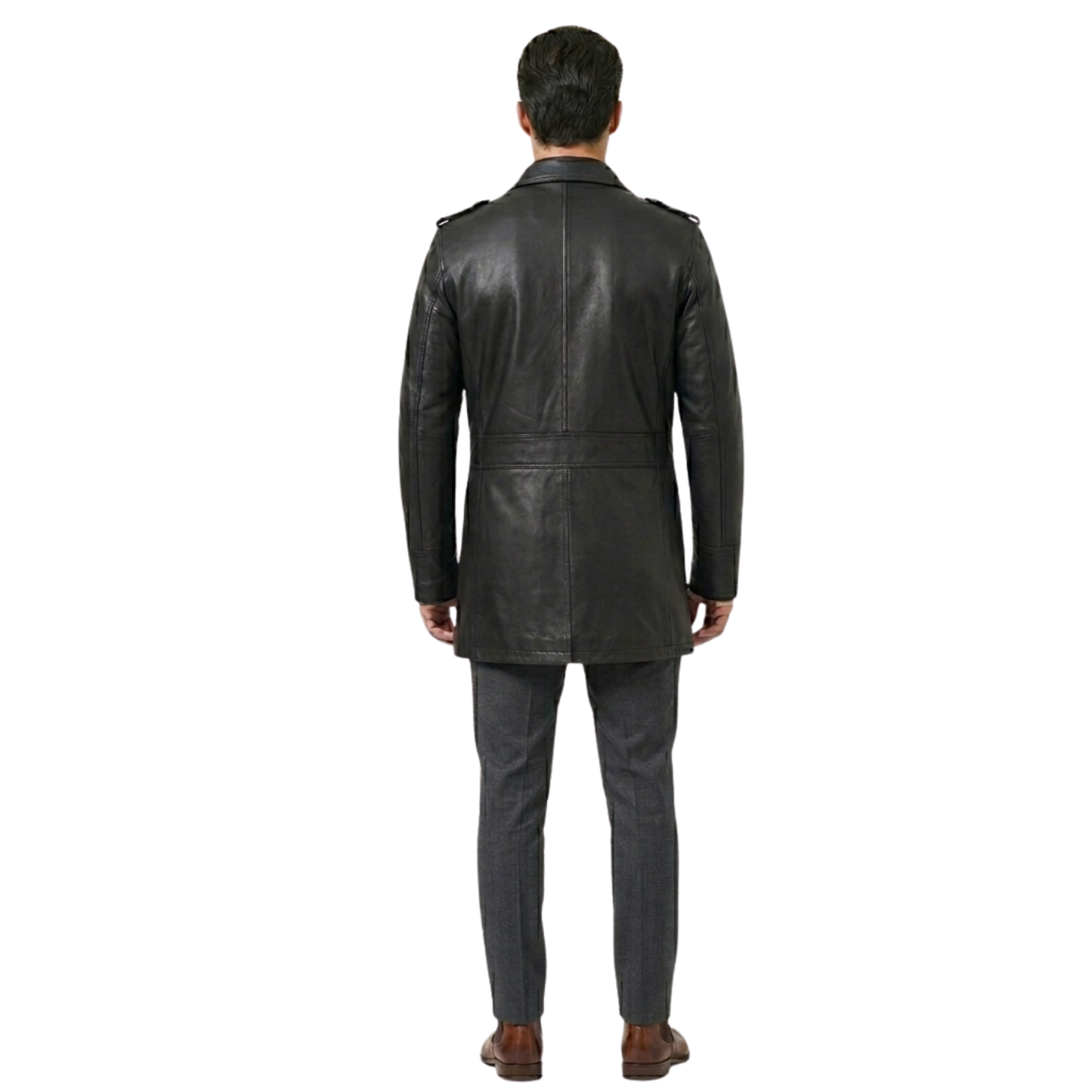 aberdeen men's leather jackets – smart casual leather  coat