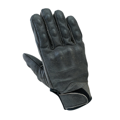 Cowhide Leather Gloves – PU Armored Durable Winter Riding Gloves