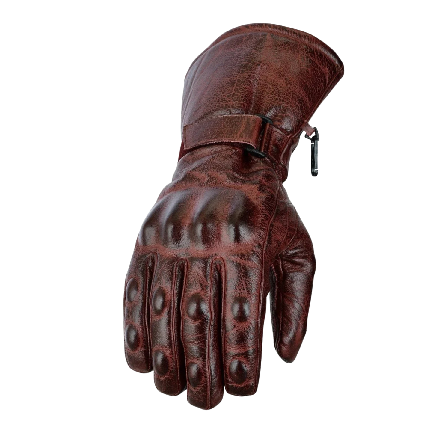 winter motorcycle gloves-cowhide leather waterproof riding gear