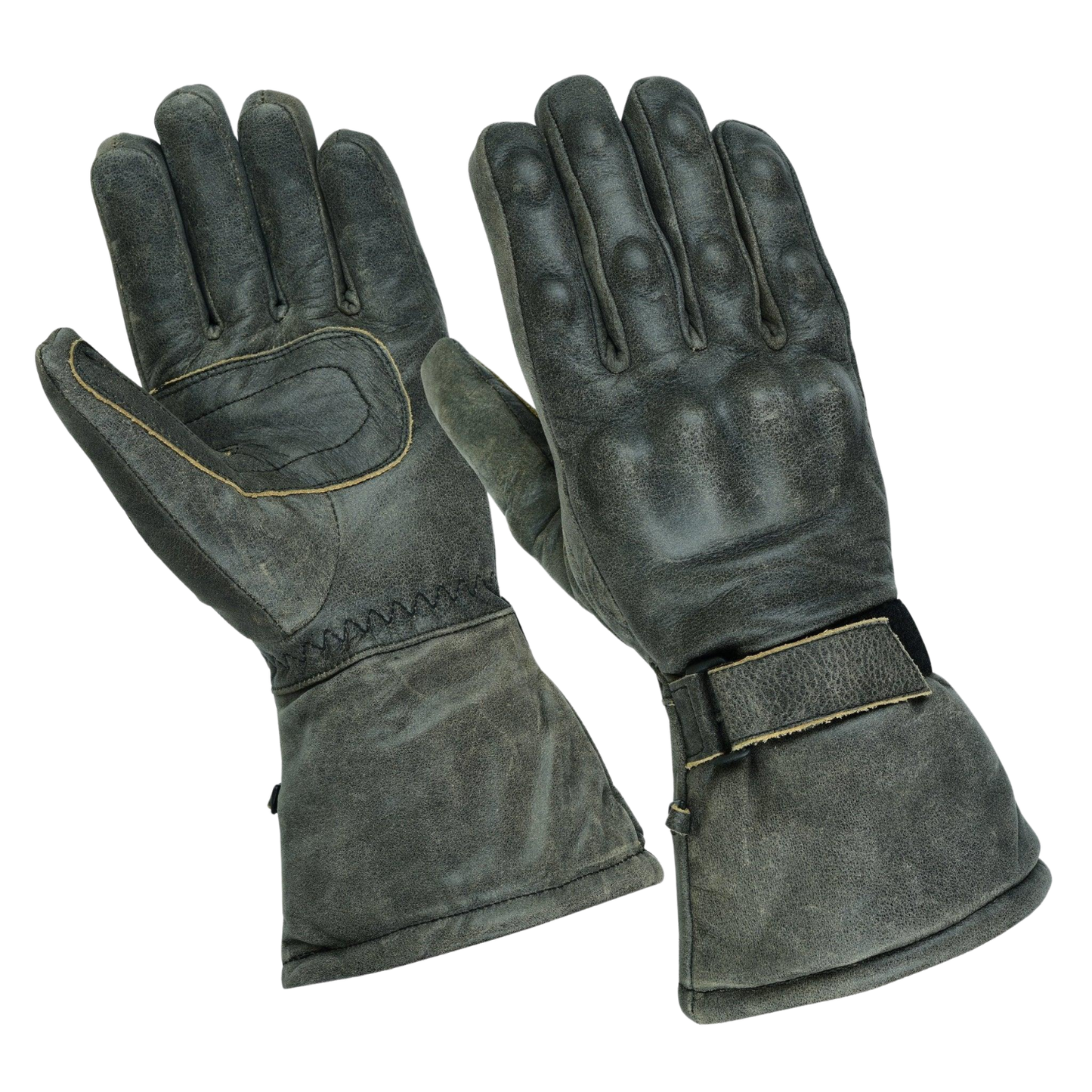 winter motorcycle gloves-cowhide leather waterproof riding gear