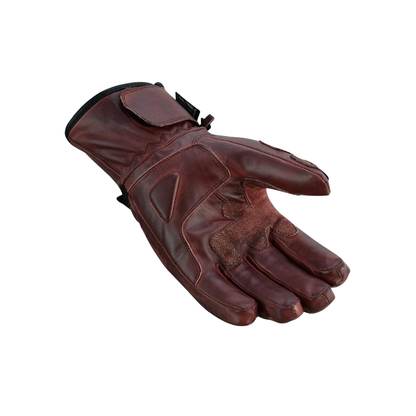 Winter Motorcycle Gloves Cowhide Leather Waterproof Biker Gear
