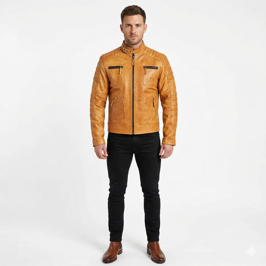 Men’s Weybridge Leather Jacket