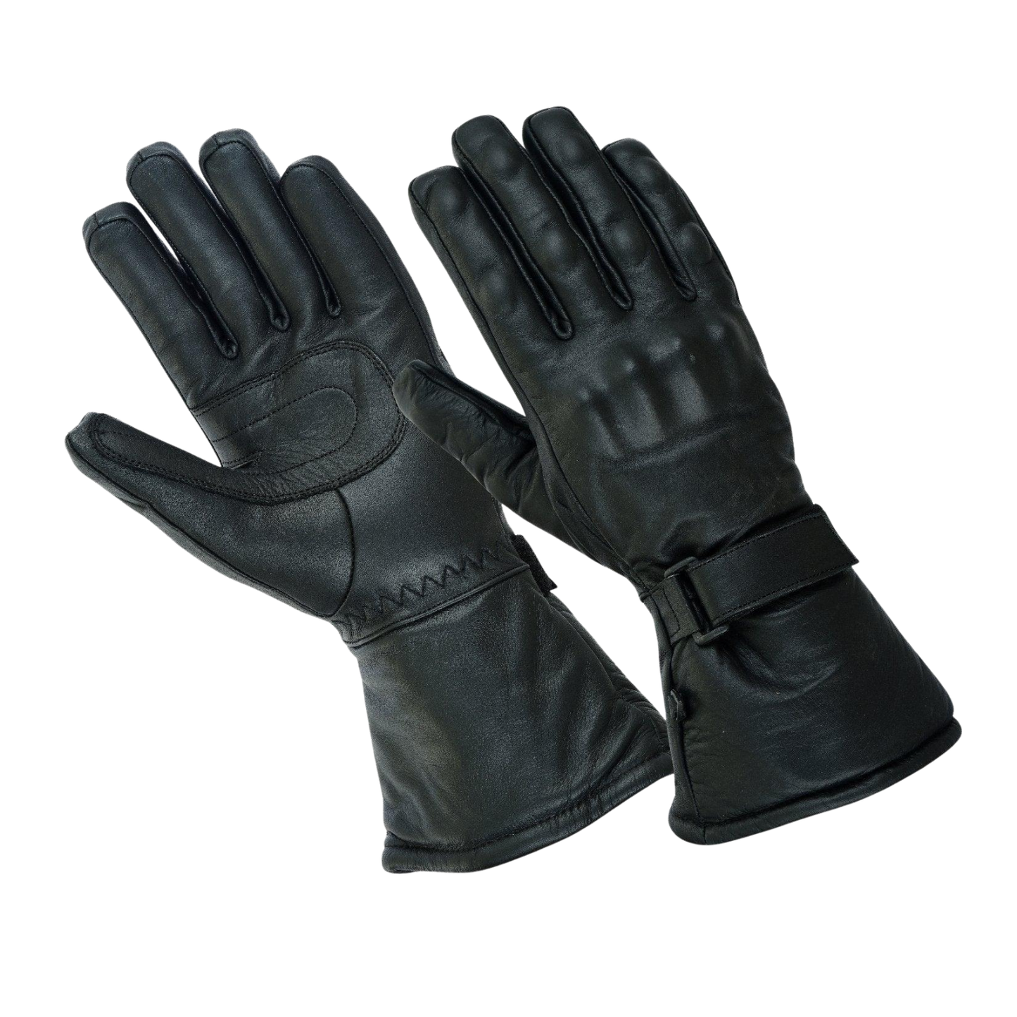 winter motorcycle gloves-cowhide leather waterproof riding gear