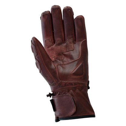 Winter Motorcycle Gloves Cowhide Leather Waterproof Biker Gear