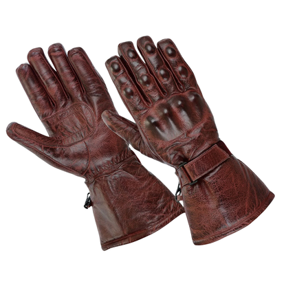 Winter Motorcycle Gloves-Cowhide Leather Waterproof Riding Gear